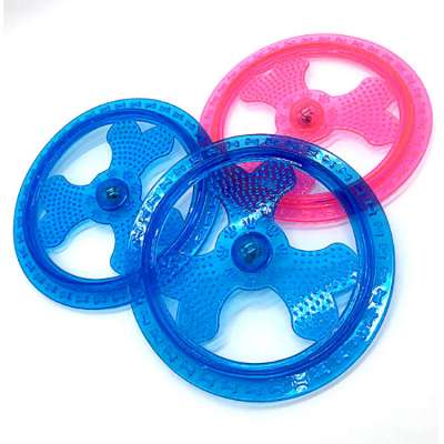 Wholesale Soft Flying Disc Dog Sport Toy  dog light up flying disc toy for Catching Floppy Disk Outdoor Night Games